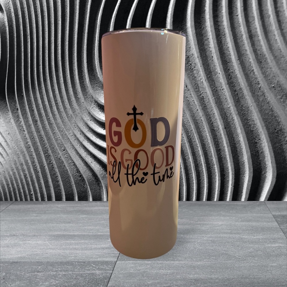 Inspirational Cream Tumbler